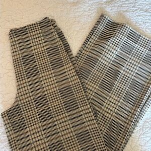 H&M Plaid Checkered Pants Wide legs size small
